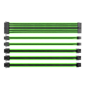 THERMALTAKE SLEEVED BLACK - GREEN CABLE 1.png