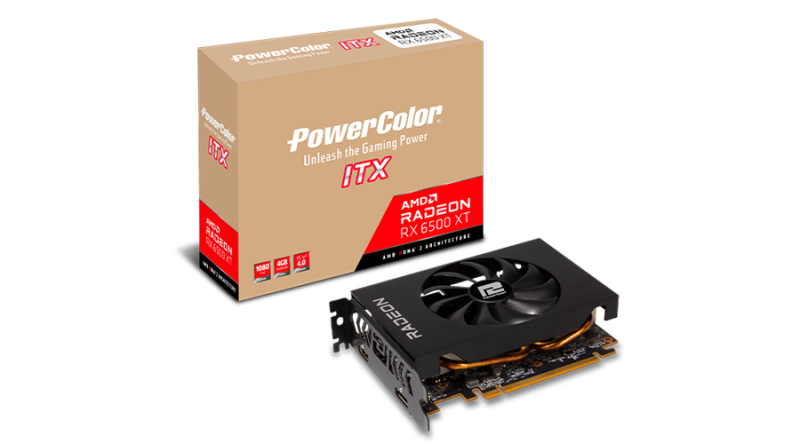 PowerColor AMD Radeon RX 6500 XT ITX 4GB GDDR6 | Mtech