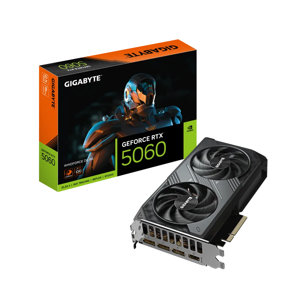 Gigabyte GeForce RTX 5060 WINDFORCE 8GB GDDR7 OC | Mtech