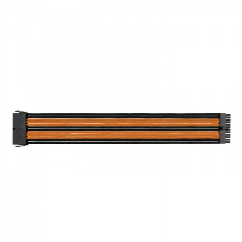 THERMALTAKE SLEEVED BLACK - ORANGE CABLE 2.png